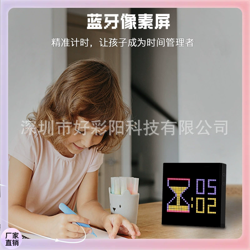 ✞Новый LED пиксельный экран Bluetooth пиксельный экран DIY праздничный подарок на столе с фоторамкой настенная подвеска атмосфера пиксель