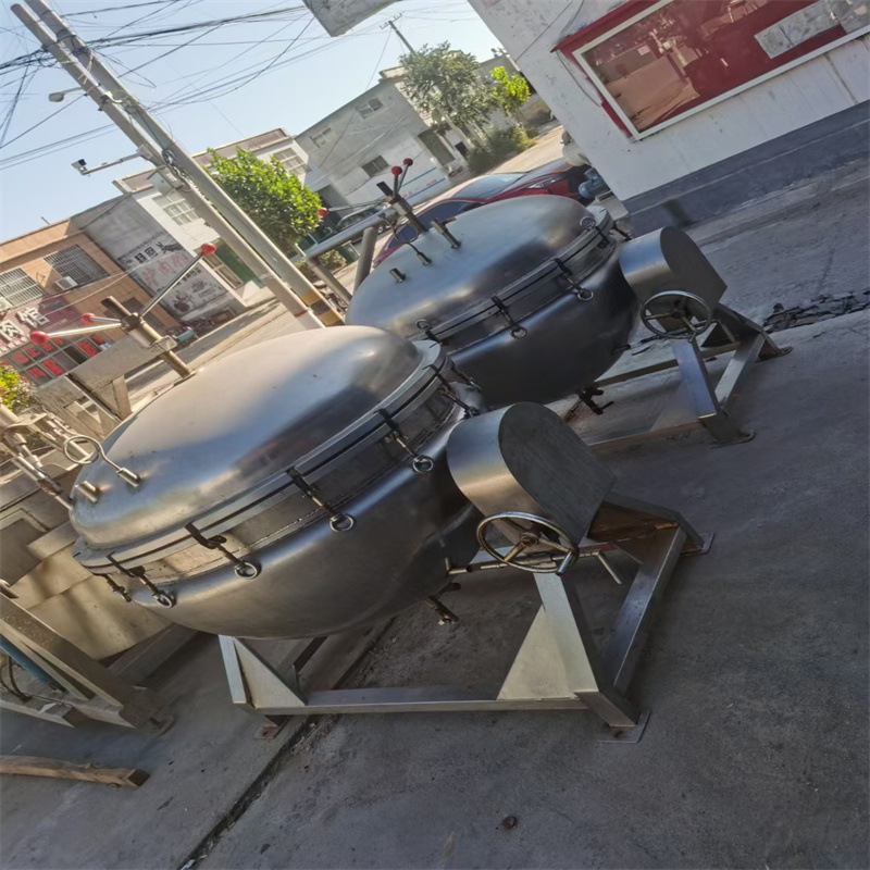 出售二手行星搅拌锅 300电磁高压蒸煮锅  带制冷降温  回收