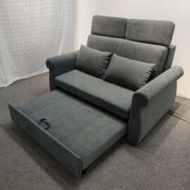 折叠推拉两用小户型沙发床 现代简约风客厅卧室免洗科技布沙发