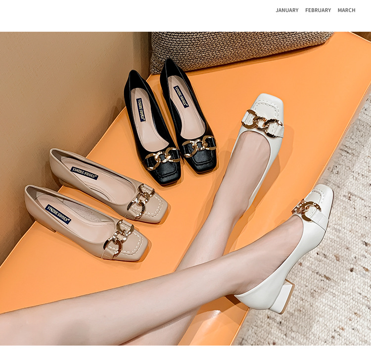 Trendy Apricot Color Shoes
