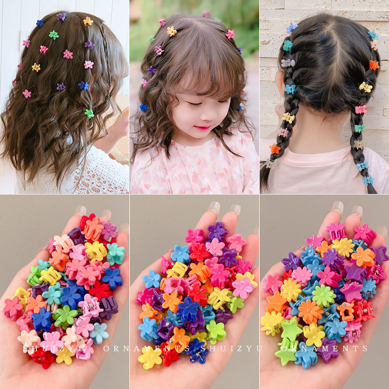 Niños pinzas de cabello bebé lindas princesa pinzas de cabello niñas no lastimas joyas de cabello flores mini pinzas de cabello