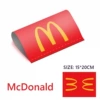 McDonald's-washable label car stickers