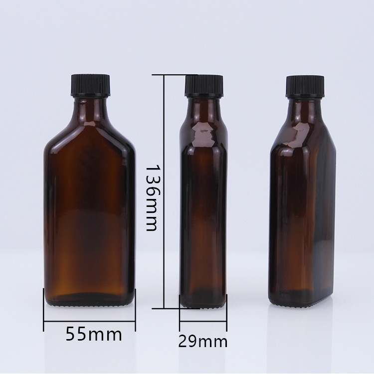 メーカー直供茶色茶色精油瓶ボストン原液瓶分注瓶ガラス瓶発油瓶100ml|undefined