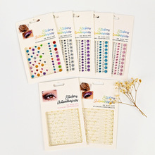 跨境亚克力钻石贴纸定制DIY脸部装饰自粘钻贴定做手机壳水晶钻贴