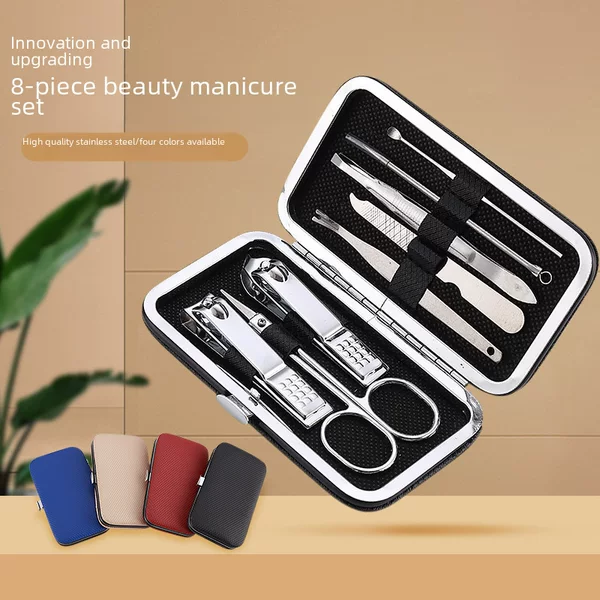 Nail Clippers 8-piece set nail clippers set beauty manicure tool set nail clippers pedicure set