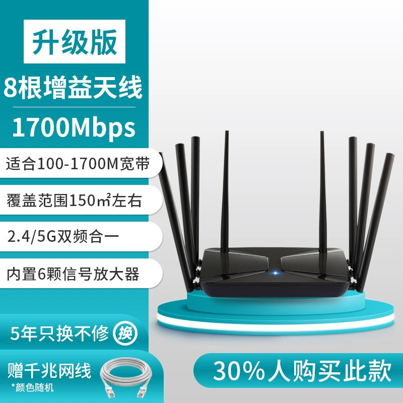 5G двойной частоты гигабитный WiFi беспроводной маршрутизатор для дома высокоскоростной охват всего дома, студенческое общежитие, маленькие и средние помещения, беспроводной