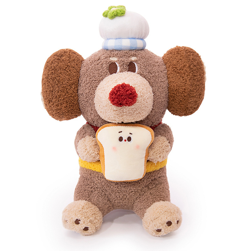 Muñecas extrañas muñecas adorables tostadas salchicha perro juguetes de peluche feos abstracción descompresión regalo de cumpleaños para chicas hombres