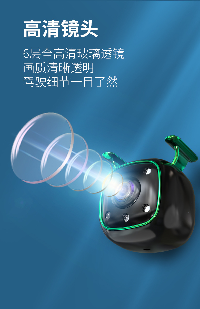 Car-Mounted Baby Monitor 4.3-Inch Foldable Display + Night Vision Camera for Rear-View Monitoring