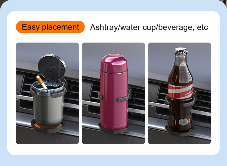 Car Air Conditioner Air Outlet Mobile Phone Holder In-Car Beverage Ashtray Holder Water Cup Holder Car Mobile Phone Holder
