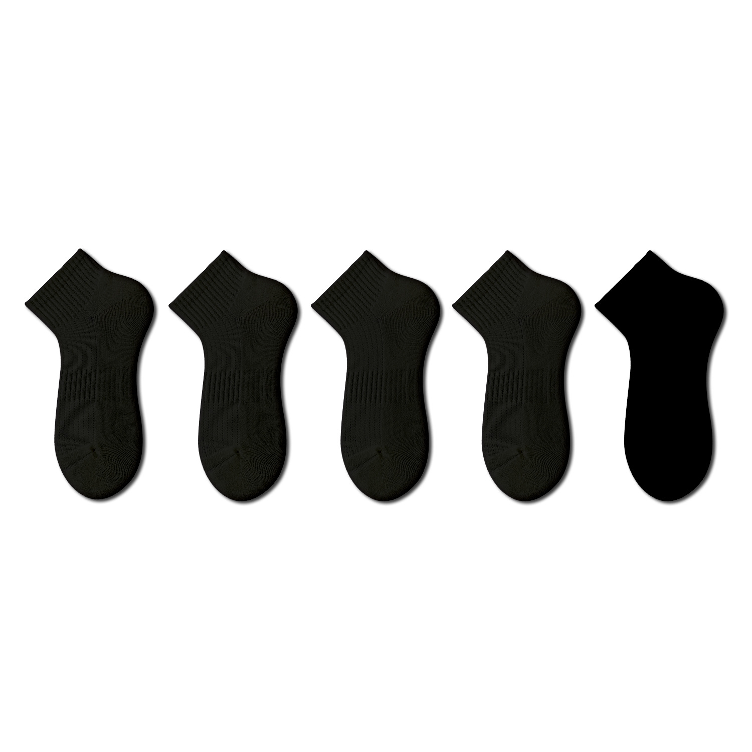 90 ° 直角の靴下の女性の夏の薄いタイプのソックスのストライプは低いです。