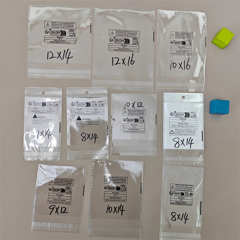 一般商品防窒息法国环保标TEMU西班牙标签环保opp包装袋子希音PP5