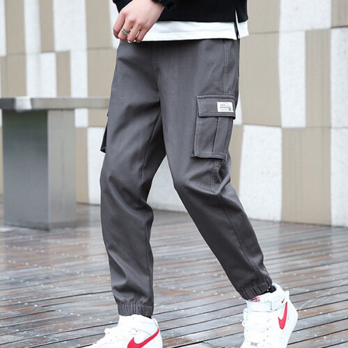 Workwear pants, loose-fitting ankle-tied pants, student thermal pants, fleece-lined pants, men's plus-size casual pants, workwear pants—men’s style