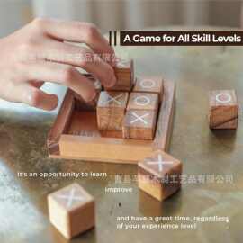 跨境游戏之夜经典棋盘游戏木质咖啡桌客厅装饰儿童成人玩具摆件