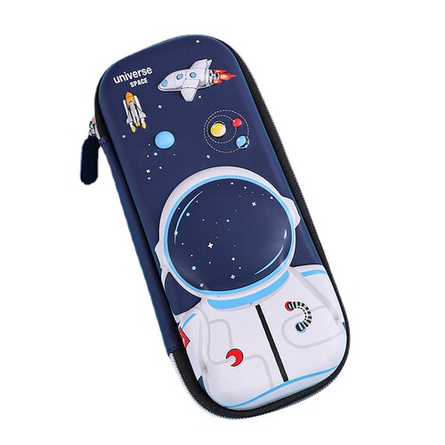 Three-dimensional 3D pencil bag wholesale elementary school students kindergarten cartoon pencil box large capacity double-layer stationery box men and women pencil box