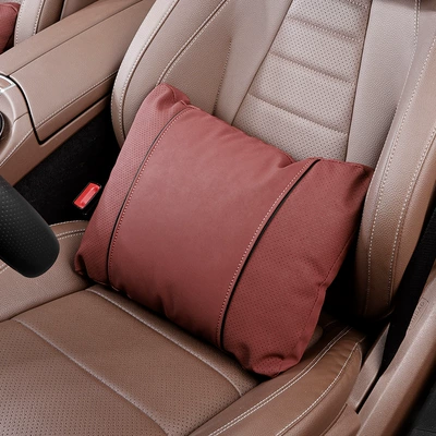 Headrest | Audi Seat Cushions, Lumbar Support - k-type-volcano-red-1-waist-support