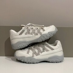牛革バージョン～ハン・スヒと同じ厚底カジュアルスポーツシューズ、女性登山プラットフォームシューズ、バレエ風リボンダッドシューズ