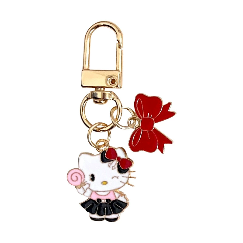 Плюшевый котик Hello Kitty, Санрио, изысканная кукла, брелок, милый аксессуар