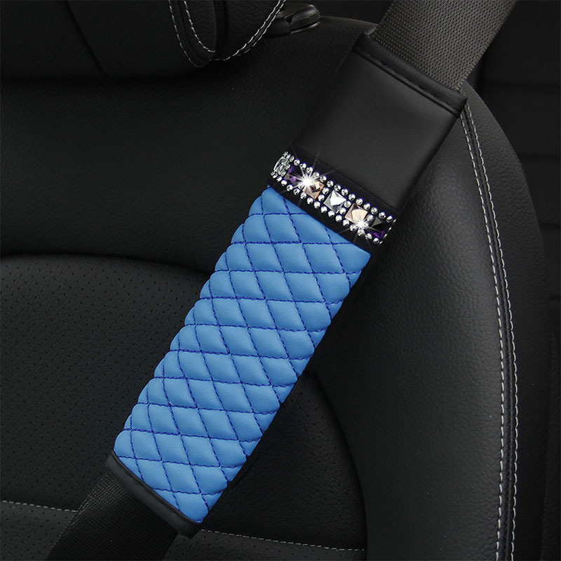 Car Shoulder Pad Set 5-Piece Set Universal Car Gear Shift Cover Handbrake Cover Shoulder Pad Cover Steering Wheel Cover Cross-Border