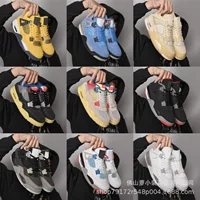 Putian Pure Original AJ4 White Cement Electric Mother Hot Lava Oreo University Blue Низкие баскетбольные кроссовки Мужская и женская спортивная обувь