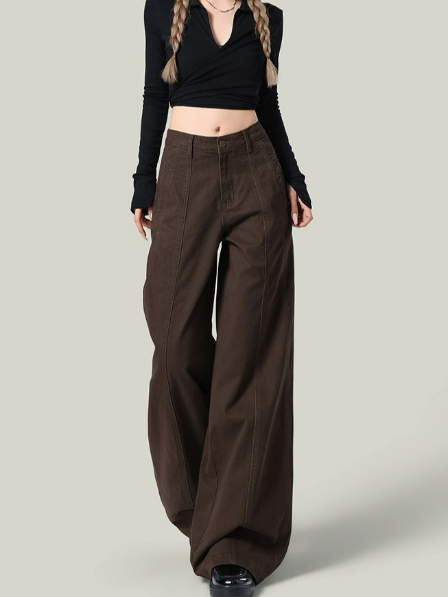 Colored spring trousers