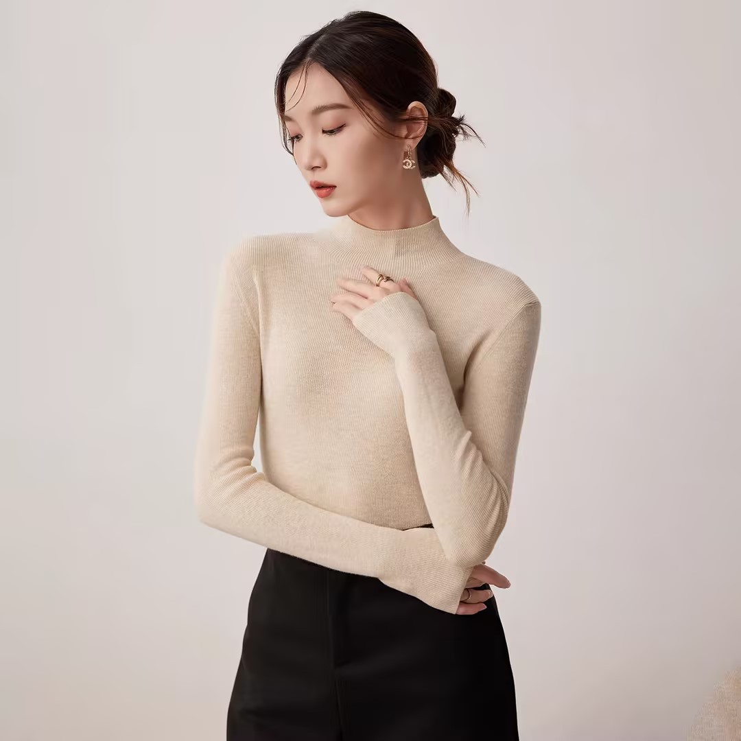 女装工場の新型無圧感120/140は、ウールのシームレスなニットシャツの女性を洗うことができる