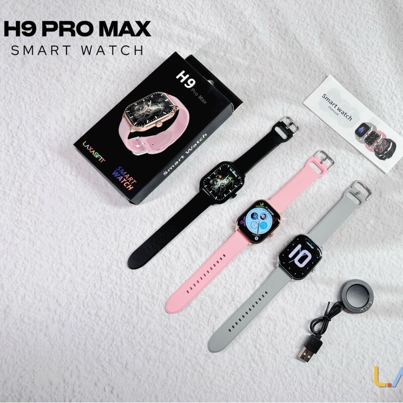 H9 Pro Max Smart Watch 2.01 Inch Bluetooth Call Health Monitoring Message Reminder H9 Foreign Trade Cross-Border H9 Pro Max Smart Watch 2.01 Inch Bluetooth Call Health Monitoring Message Reminder H9 Foreign Trade Cross-Border
