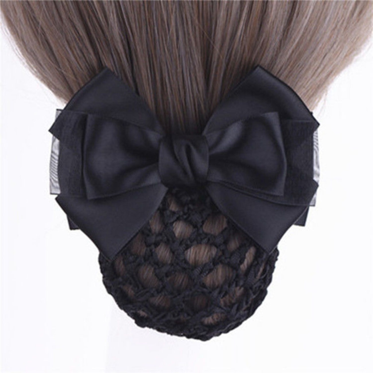Hair Net Professional Head Flower Net Bag Nurse Hair Net Internship Bow Employee Head Flower Bank Hair Net School Property Head