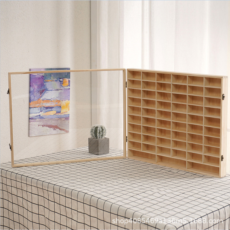 Car Model Display Stand Solid Wood Blind Box Storage Rack Domeca Hot Wheels Storage Box Hand Storage Box