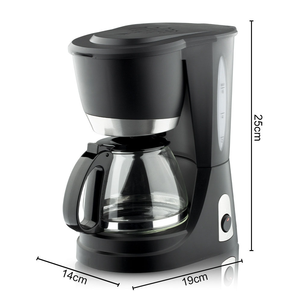 Máquina de café automática transfronteriza europea, oficina doméstica, cafetera de goteo pequeña americana, cafetera americana