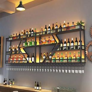 Cross-Border Disassembly and Assembly of Wine Racks, Bar Counters, Restaurant Wine Racks, Wall-Mounted Wine Cabinets, Display Racks, Wall Red Wine Creative Storage Racks