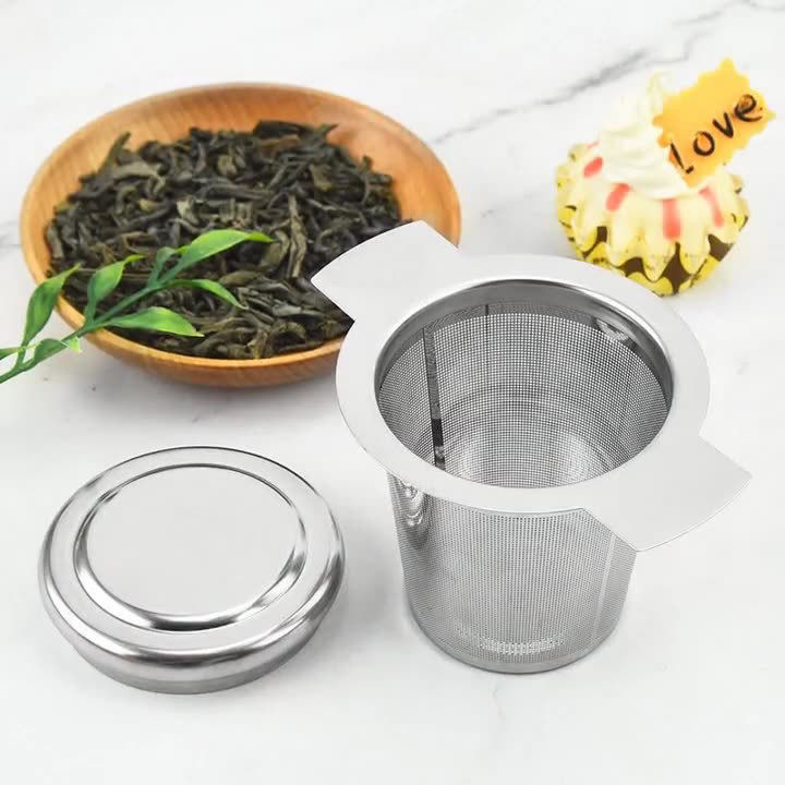 316食品级不锈钢双耳锥形茶漏茶滤器茶具滤器茶叶泡茶配件茶漏网|undefined