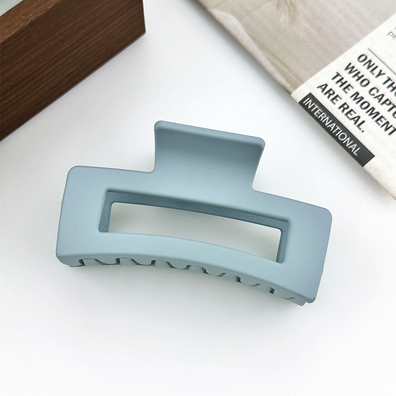 Pinza de tiburón estilo Corea INS, clip esmerilado de color sólido, accesorios de pelo para mujer