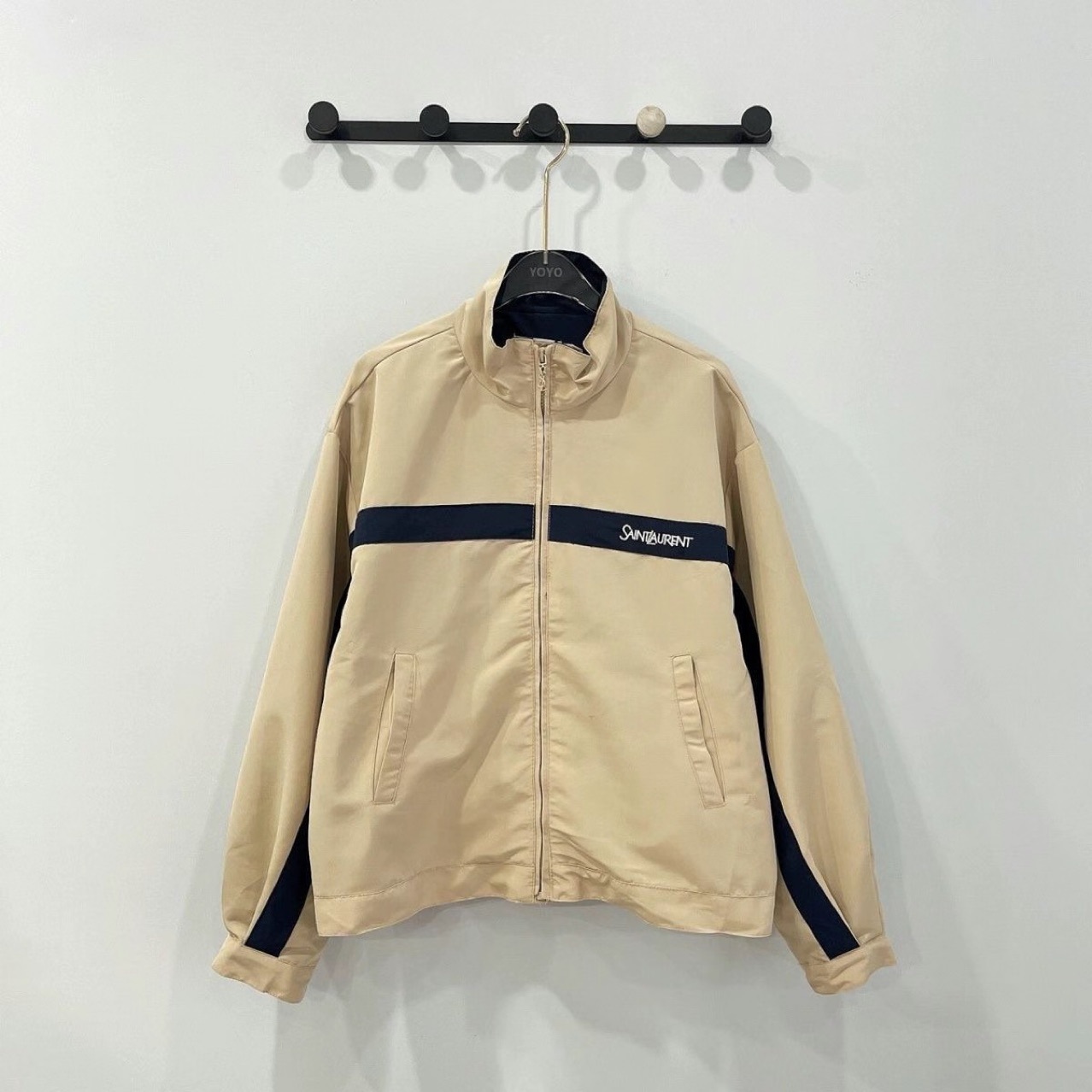 High-quality 26ss 2Y color-block embroidered letter jacket for women, new cross-border wholesale product