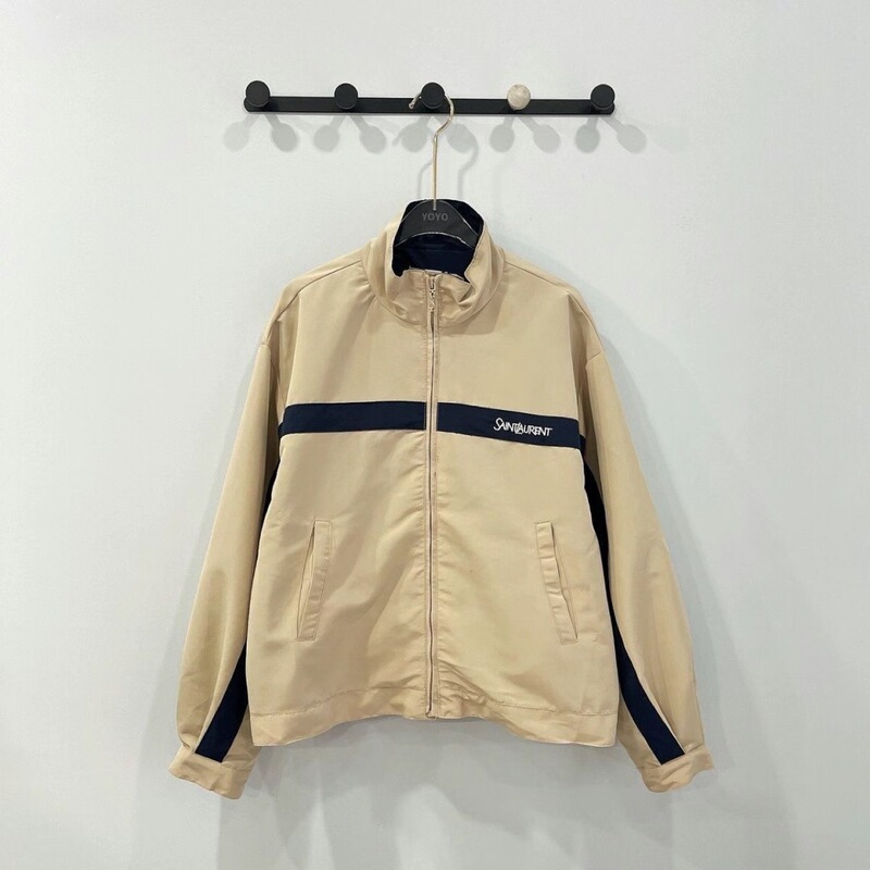 High-quality 26ss 2Y color-block embroidered letter jacket for women, new cross-border wholesale product
