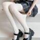 Over-the-knee socks women's summer thin tube stockings black stockings JK socks tube high thigh stockings