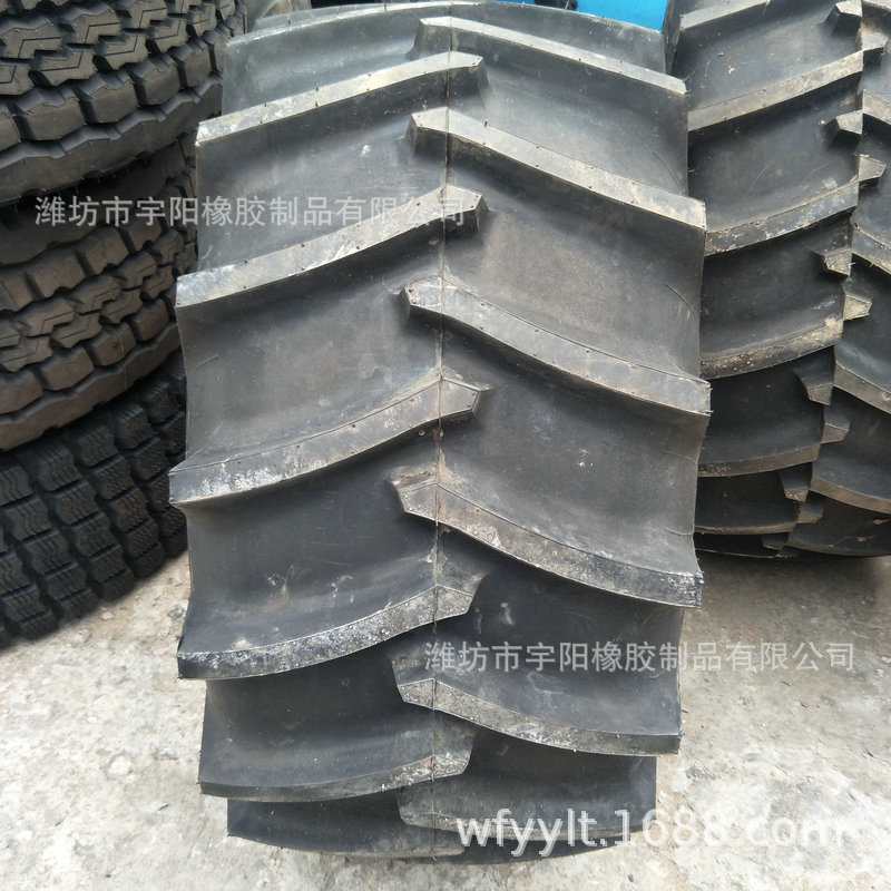 15.0/55-17打草机轮胎 农用捆草机轮胎  人字花纹385/55-17