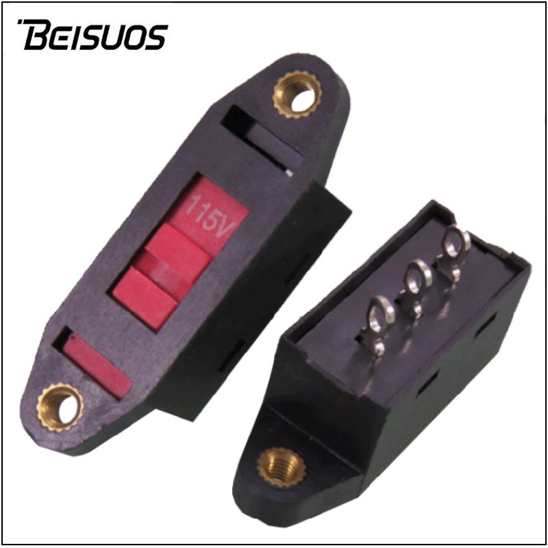 三脚二档拨动开关3脚2档滑动开关电源电压转换开关115V转230V开关