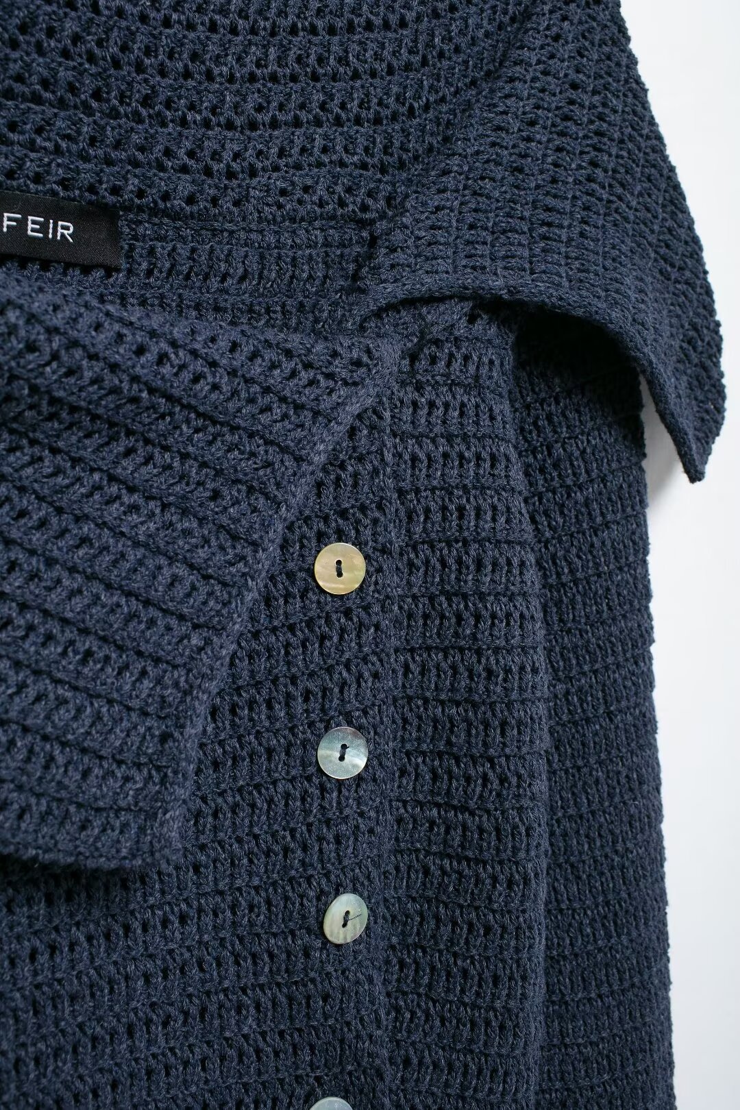 Women's clothing 2024 autumn and winter new street fashion one neck sweater knitted top_voghion.com