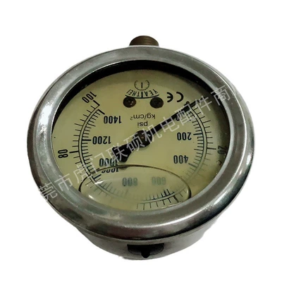 clearance, Oil pressure gauge