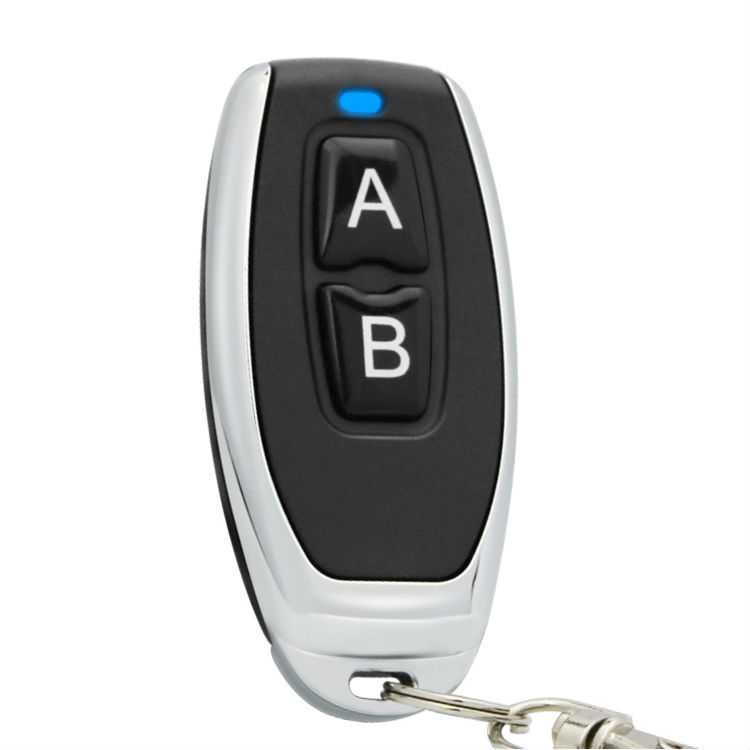 金属小辣椒433学习码2键遥控器EV1527门禁安全锁振动报警遥控钥匙