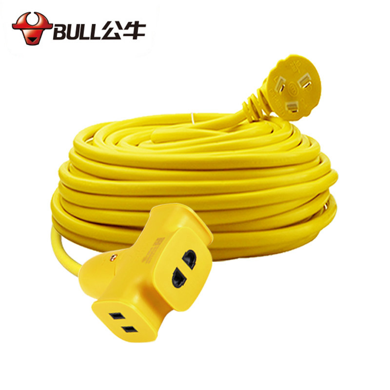 Bull long-line socket tow extra long household multi-functional 5-meter 10-meter line extension plug-in board plug-in wiring board