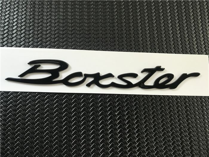 Porsche 718 Boxster T emblem, Cayman S emblem, GTS rear emblem, English lettering emblem, modification