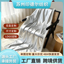 聚热保温功能毛毯双面复合保温毯跨境外贸加厚羊羔毛盖毯源头工厂