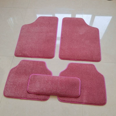 mats, all-season floor mats, non-slip floor, Universal Foot Pad - romantic-pink-universal-5-piece-set