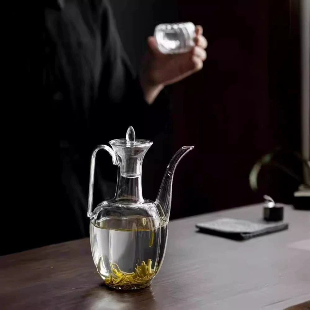 Имитация чайника Song Teapot, личность человека, Гормоген, Посуда для чая из стекла с высокой боросиликатной глиной, чайник-кувшин