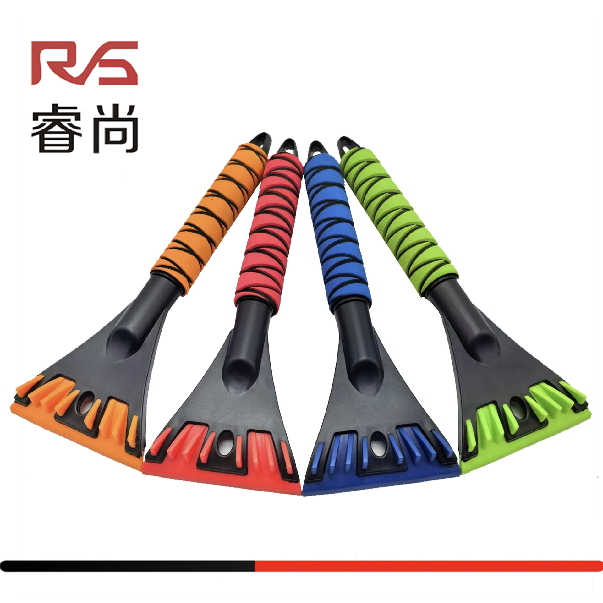 Pala de nieve desmontable multifunción, plástico resistente para hielo