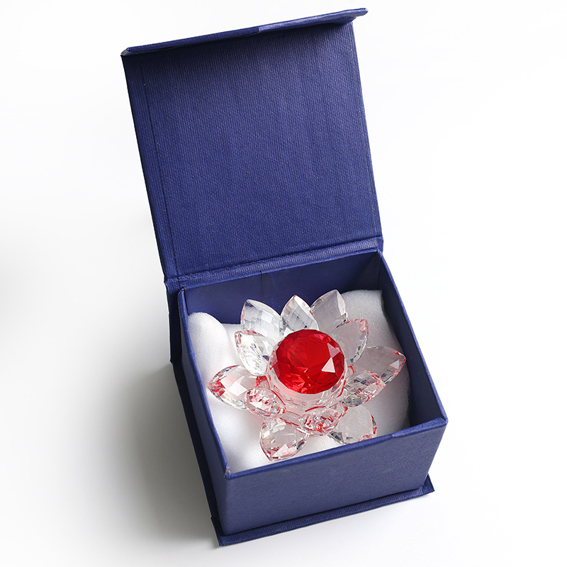 Nuevo producto transfronterizo Nail Art Lotus Crystal Cup con tapa Taza de mezcla líquida de cristal fantasma de alta transparencia