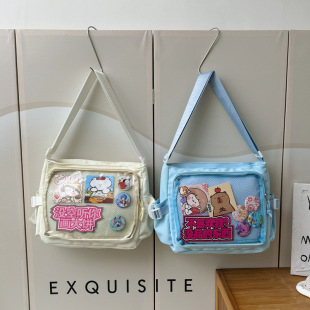 Student Anime Trend Jk Girl Transparent Comic Con Bag Japanese Campus Large Capacity Crossbody Bag