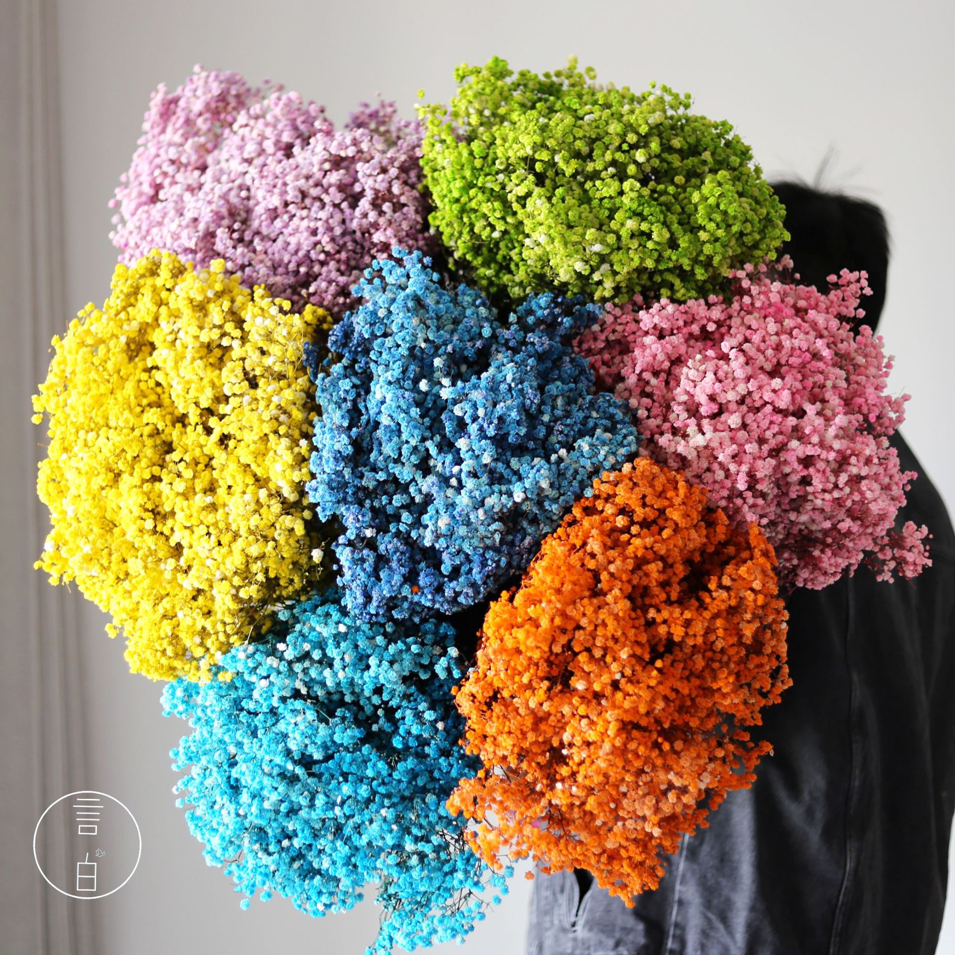 Gypsophila dried flower bouquets from Yunnan manufacturers wholesale Yilos everlasting gypsophila kilogram street stall bouquets wholesale