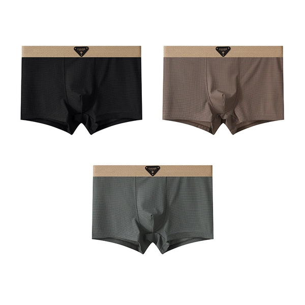 Three packs (black + brown + gray)